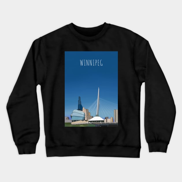 Winnipeg Manitoba Canada Crewneck Sweatshirt by DiegoCarvalho